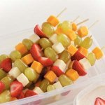 fruit cheese kabob