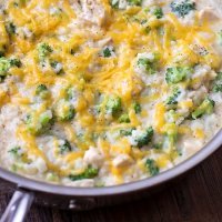 creamy-chicken-rice-skillet