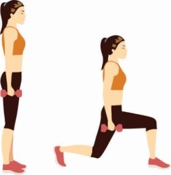 dumbbell-reverse-lunge