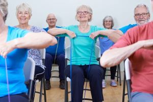 seniors exercising