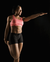 woman doing balance exercise