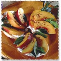 Basil Nectarine Bagel