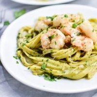 Pesto Shrimp Pasta