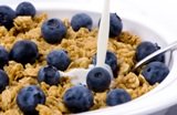 cereals with blueberries