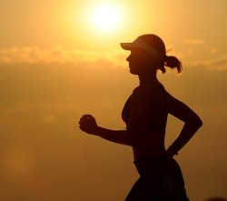 woman running